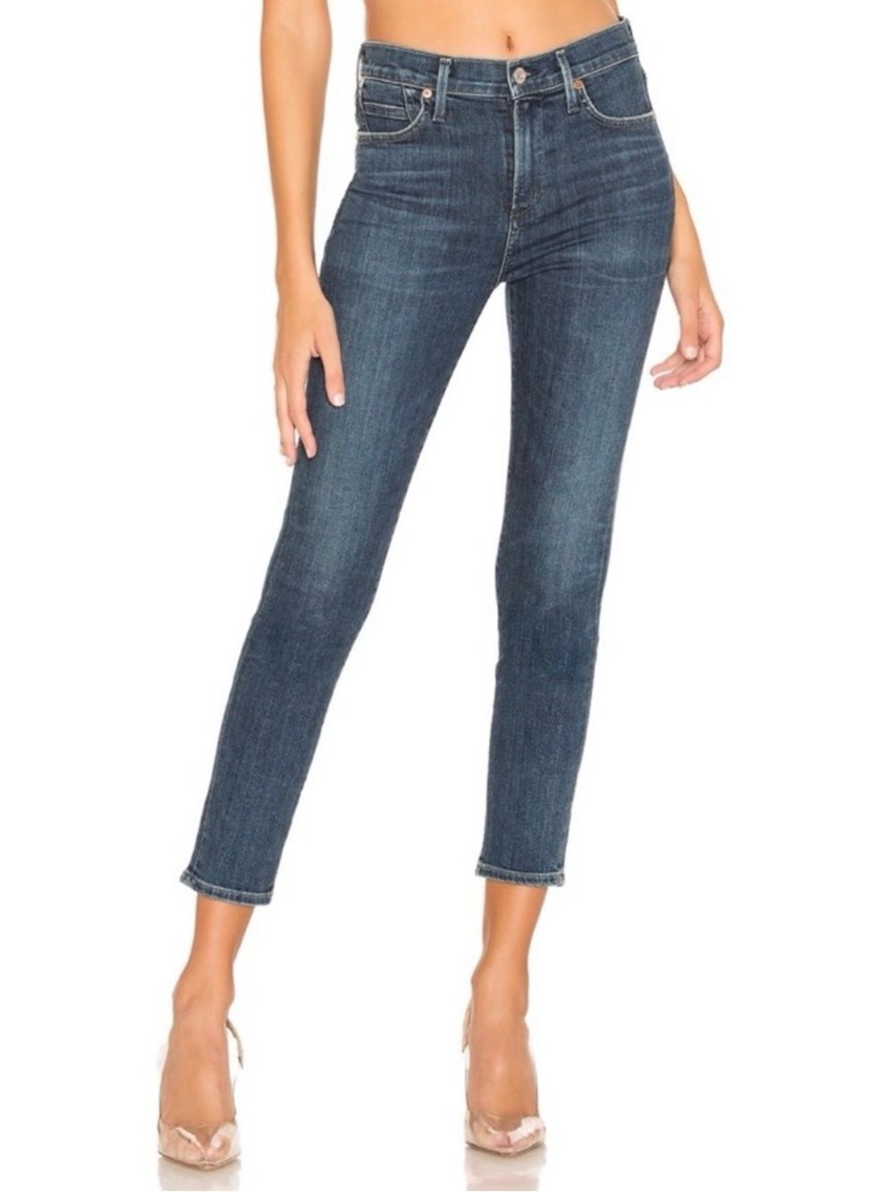 Citizens of Humanity Rocket Crop High Rise Skinny Jeans Size 30